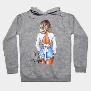 Virgo Zodiac Fashion Girl Hoodie